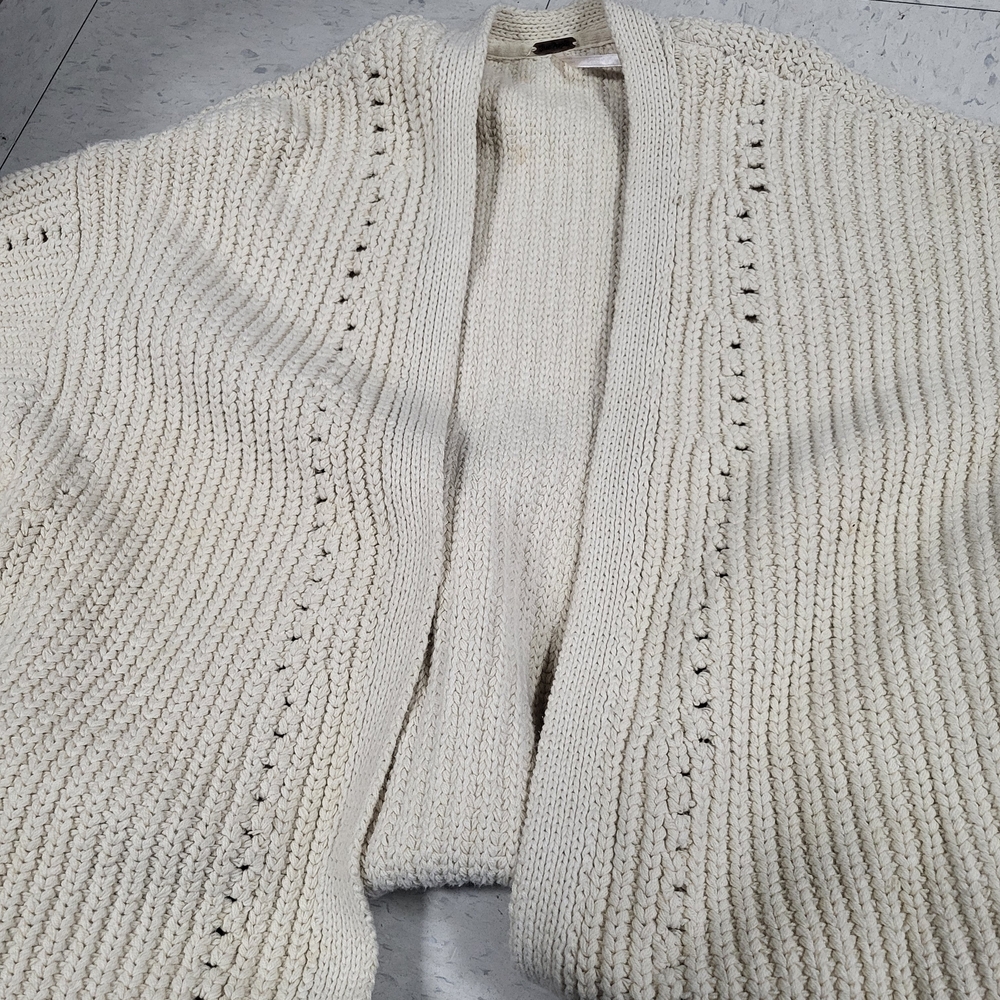 FP Movement by Free People Cream Knit Cardigan